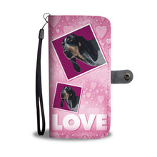 Load image into Gallery viewer, Bluetick Coonhound Dog with Love Print Wallet Case-Free Shipping