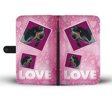 Load image into Gallery viewer, Bluetick Coonhound Dog with Love Print Wallet Case-Free Shipping