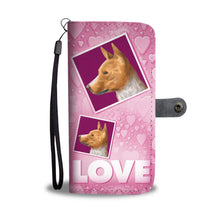 Load image into Gallery viewer, Basenji Dog with Love Print Wallet Case-Free Shipping