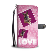 Load image into Gallery viewer, Belgian Malinois Dog with Love Print Wallet Case-Free Shipping