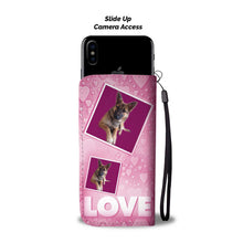 Load image into Gallery viewer, Belgian Malinois Dog with Love Print Wallet Case-Free Shipping