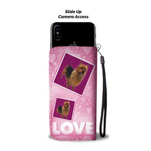 Load image into Gallery viewer, Australian Terrier Dog with Love Print Wallet Case-Free Shipping