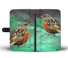 Load image into Gallery viewer, Accentor Bird Print Wallet Case-Free Shipping