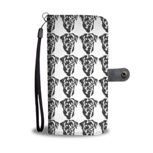 Load image into Gallery viewer, Amazing Labrador Retriever Dog Black&amp;White Pattern Print Wallet Case-Free Shipping