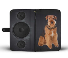 Load image into Gallery viewer, Airedale Terrier Dog Print Wallet Case-Free Shipping