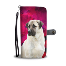 Load image into Gallery viewer, Anatolian Shepherd On Pink Print Wallet Case- Free Shipping