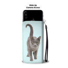 Load image into Gallery viewer, Amazing Korat Cat Walking Print Wallet Case-Free Shipping