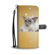 Load image into Gallery viewer, Balinese Cat Print Wallet Case-Free Shipping