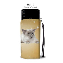 Load image into Gallery viewer, Balinese Cat Print Wallet Case-Free Shipping