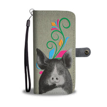 Load image into Gallery viewer, Berkshire pig Print Wallet Case-Free Shipping