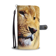 Load image into Gallery viewer, Aggressive Lion Print Wallet Case- Free Shipping