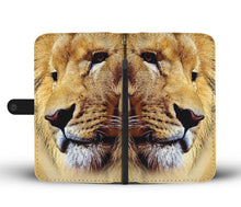 Load image into Gallery viewer, Aggressive Lion Print Wallet Case- Free Shipping