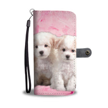 Load image into Gallery viewer, Bichon Frise Puppies Print Wallet Case- Free Shipping