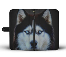Load image into Gallery viewer, Amazing Siberian Husky Dog Art Print Wallet Case-Free Shipping