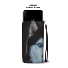 Load image into Gallery viewer, Amazing Siberian Husky Dog Art Print Wallet Case-Free Shipping