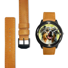 Load image into Gallery viewer, Australian Shepherd print Wrist watch - Free Shipping