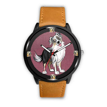 Load image into Gallery viewer, Australian Shepherd Art Print Wrist watch - Free Shipping