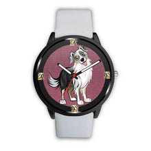 Load image into Gallery viewer, Australian Shepherd Art Print Wrist watch - Free Shipping