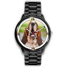 Load image into Gallery viewer, Basset Hound Dog Print Wrist watch - Free Shipping