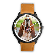 Load image into Gallery viewer, Basset Hound Dog Print Wrist watch - Free Shipping