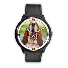 Load image into Gallery viewer, Basset Hound Dog Print Wrist watch - Free Shipping