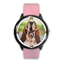 Load image into Gallery viewer, Basset Hound Dog Print Wrist watch - Free Shipping