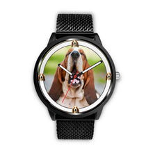 Load image into Gallery viewer, Basset Hound Dog Print Wrist watch - Free Shipping