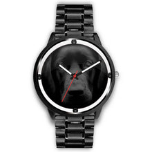 Load image into Gallery viewer, Black Labrador Retriever Dog Print Wrist watch - Free Shipping