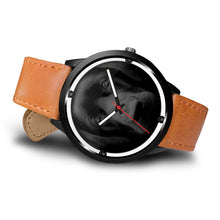 Load image into Gallery viewer, Black Labrador Retriever Dog Print Wrist watch - Free Shipping