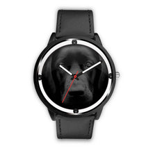 Load image into Gallery viewer, Black Labrador Retriever Dog Print Wrist watch - Free Shipping