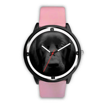 Load image into Gallery viewer, Black Labrador Retriever Dog Print Wrist watch - Free Shipping
