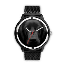 Load image into Gallery viewer, Black Labrador Retriever Dog Print Wrist watch - Free Shipping