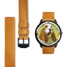 Load image into Gallery viewer, Basset Hound Puppy Print Wrist watch - Free Shipping