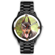 Load image into Gallery viewer, Amazing Doberman Pinscher Dog Print Wrist watch - Free Shipping