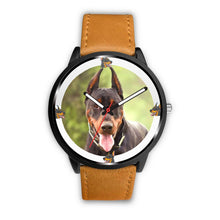 Load image into Gallery viewer, Amazing Doberman Pinscher Dog Print Wrist watch - Free Shipping