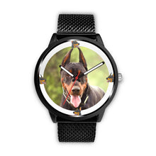 Load image into Gallery viewer, Amazing Doberman Pinscher Dog Print Wrist watch - Free Shipping