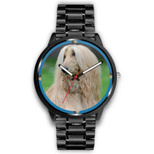 Load image into Gallery viewer, Afghan Hound Dog Print Wrist watch - Free Shipping