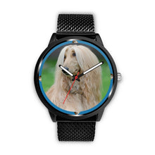 Load image into Gallery viewer, Afghan Hound Dog Print Wrist watch - Free Shipping