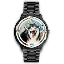 Load image into Gallery viewer, Alaskan Malamute Dog Print Wrist watch - Free Shipping