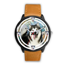Load image into Gallery viewer, Alaskan Malamute Dog Print Wrist watch - Free Shipping