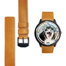 Load image into Gallery viewer, Alaskan Malamute Dog Print Wrist watch - Free Shipping