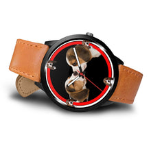 Load image into Gallery viewer, Beagle Dog Kissing Print Wrist watch - Free Shipping