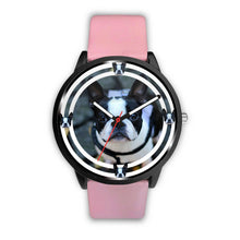 Load image into Gallery viewer, Boston Terrier Dog Print Wrist watch - Free Shipping