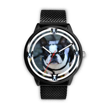Load image into Gallery viewer, Boston Terrier Dog Print Wrist watch - Free Shipping