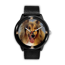 Load image into Gallery viewer, Amazing Rough Collie Dog Print Wrist Watch-Free Shipping