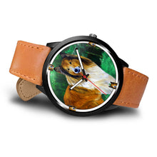 Load image into Gallery viewer, Amazing Rough Collie Dog Art Print Wrist watch - Free Shipping