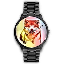 Load image into Gallery viewer, Akita Multicolor Art Print Wrist Watch-Free Shipping