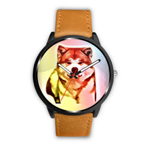 Load image into Gallery viewer, Akita Multicolor Art Print Wrist Watch-Free Shipping