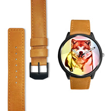 Load image into Gallery viewer, Akita Multicolor Art Print Wrist Watch-Free Shipping