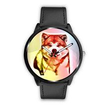 Load image into Gallery viewer, Akita Multicolor Art Print Wrist Watch-Free Shipping
